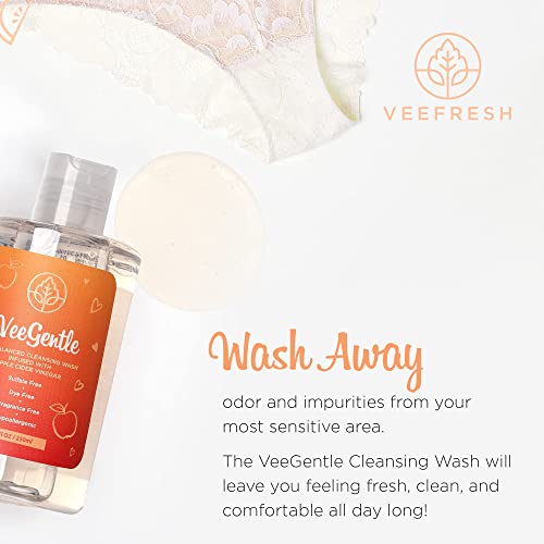 VeeFresh - VeeGentle Feminine Wash pH Balance for Women Wash with Apple Cider Vinegar VeeFresh uk supplements