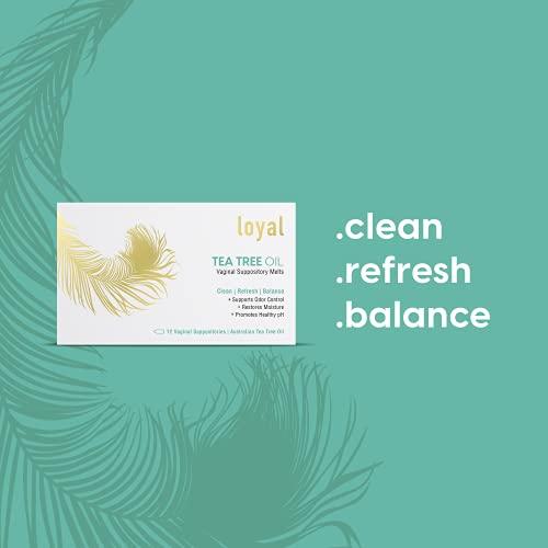 Loyal Tea Tree Oil - Suppository Melts - Supports Odor Control - Soothes Discomfort - Promotes Healthy pH Loyal uk supplements