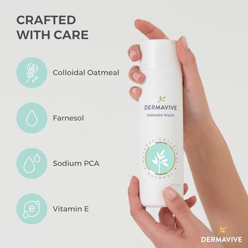 Dermavive Intimate Wash, Gentle Feminine Cleanser for Women, Soap-Free Feminine Hygiene Wash Dermavive uk supplements