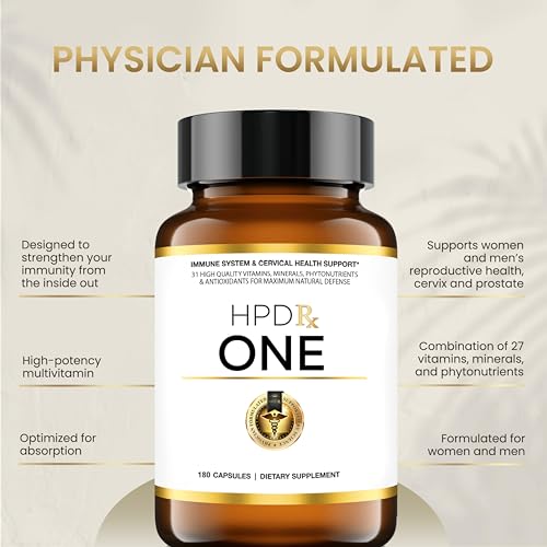 HPD Rx ONE Immunity Boost Multivitamin HPV Supplements for Women and Men HPD Rx uk supplements