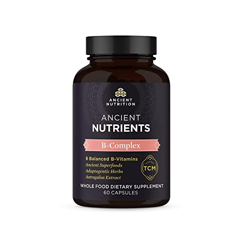 Ancient Nutrition Vitamin B Complex Supplement, 8 Balanced B-Vitamins, Supports Healthy Ancient Nutrition uk supplements
