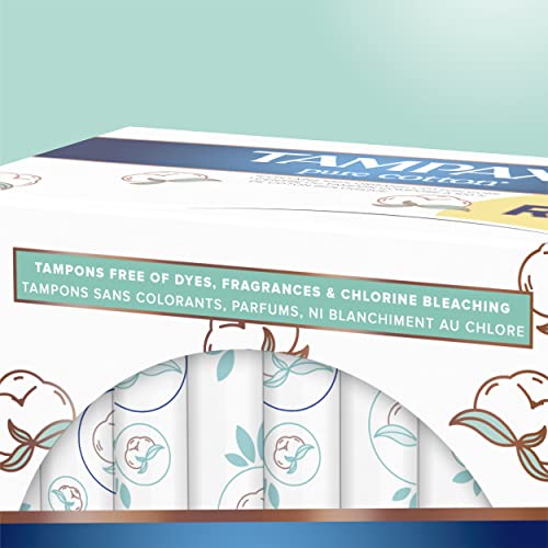 TAMPAX Pure 100% Organic Cotton Core Super Absorbency Tampons - 24 ct Tampax uk supplements