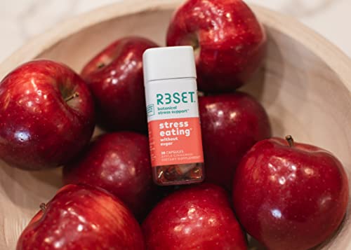 R3SET Stress Eating Daily Supplement Capsules – Apple Cinnamon – 28ct R3SET uk supplements