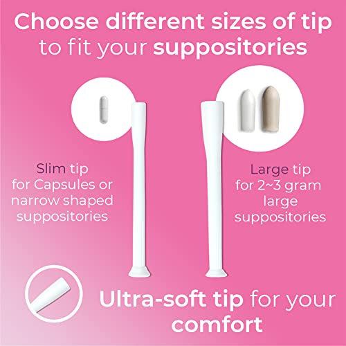 Natureland [20/40 Pack Vaginal Suppository Applicators for Women,Soft Tip Auxiliary Tool for Pills Natureland uk supplements