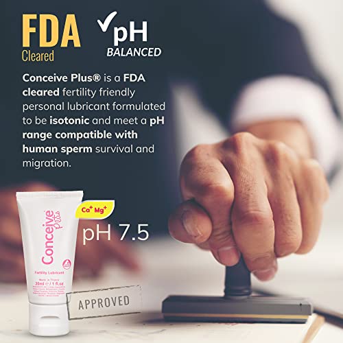 Conceive Plus Fertility-Friendly Personal Lubricant, TTC Safe, - 1 Ounce Conceive Plus uk supplements