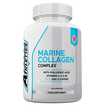 Marine Collagen 1000mg - Type 1 Hydrolysed Collagen - Enhanced with Hyaluronic Acid, Vitamin C Freak Athletics uk supplements
