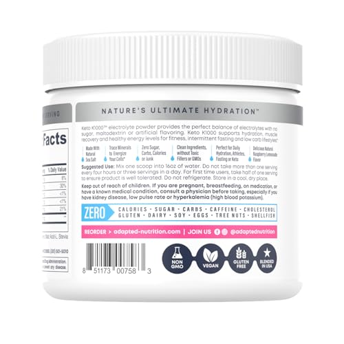 Hi-Lyte Keto K1000 Electrolyte Powder | Raspberry Lemon | Hydration Supplement Drink Hi-Lyte uk supplements