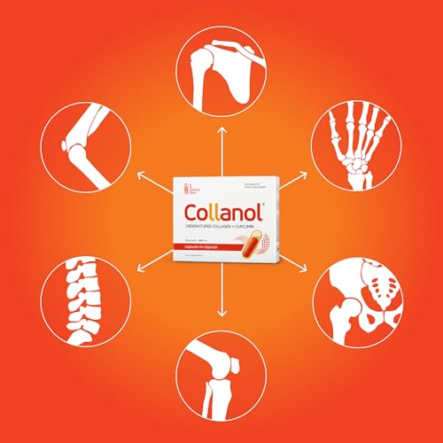 Collanol - Innovation in The Care of Healthy Joints - Liquid Formula in a Double Capsule 3D Collagen Collanol uk supplements