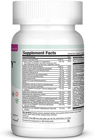 Womens Multivitamin 50 Plus – Daily Multivitamin for Women Over 50 with Vitamin B12, A, D, C, Zinc, Magnesium & More – Energy, Immune & Heart Support Womens Multi Vitamins - Non-GMO – 60 Capsules Maxi Health uk supplements