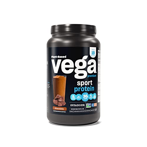 Vega Premium Sport Protein Chocolate Protein Powder, Vegan, Non GMO, Gluten Free Vega uk supplements