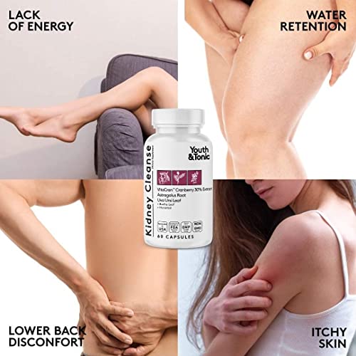 Youth & Tonic Kidney Cleanse Detox for Residual Metabolic Waste & Excess Body Water Youth & Tonic uk supplements