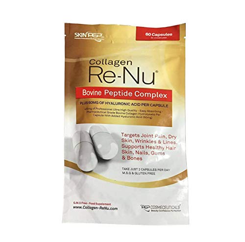 SkinPep Collagen Re-Nu Bovine Liquid Shot - The Anti-Ageing Collagen Bovine Collagen Skin Pep uk supplements