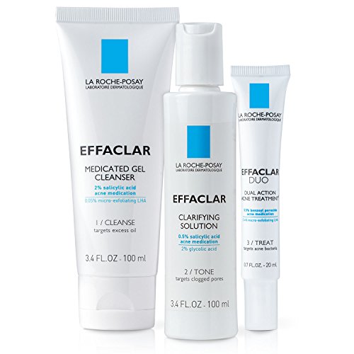 La Roche-Posay Effaclar Dermatological 3 Step Acne Treatment System La Roche-Posay uk supplements