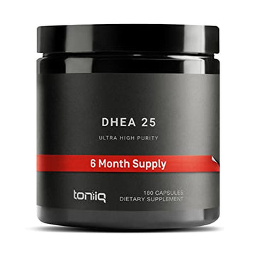 Toniiq Ultra High Strength DHEA Capsules - DHEA for Men and Ladies - 25mg Micronized Toniiq uk supplements