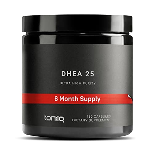 Toniiq Ultra High Strength DHEA Capsules - DHEA for Men and Ladies - 25mg Micronized Toniiq uk supplements