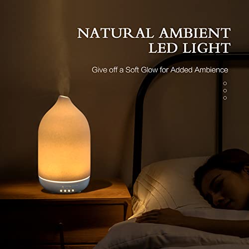 ZEIGGA LAB Essential Oil Diffusers, Aromatherapy Diffuser for Essential Oils, 100ml Ceramic Oil Diffusers ZEIGGA LAB uk supplements