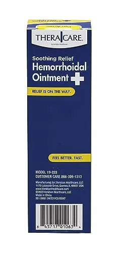 Thera|Care Hemorrhoidal Ointment | Soothes Itching and Burning | 1.0 oz | Hemorrhoid Symptom Relief | Fast Acting | Paraben-Free | Applicator Included Thera Care uk supplements