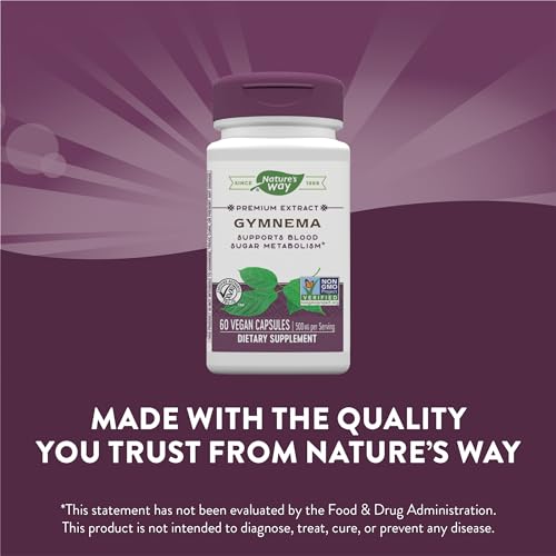 Nature's Way Gymnema Capsules, 500 mg per serving, 60 Count Nature's Way uk supplements
