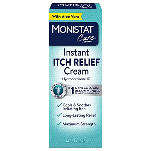 Monistat Instant Itch Relief Cream for Women, Maximum Strength Feminine Itch Care, 1 oz Monistat uk supplements