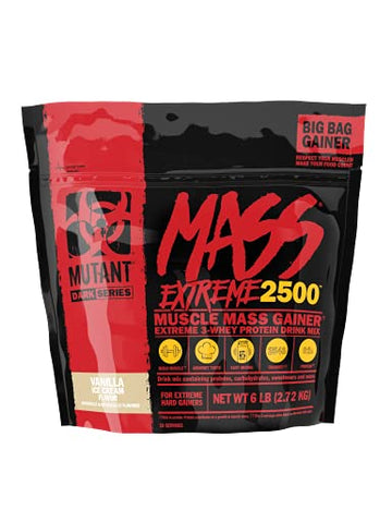 Mutant Mass Extreme Gainer Whey Protein Powder, Build Muscle Size & Strength with High-Density Clean Calories Mutant uk supplements