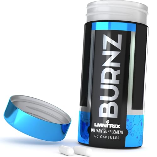 LMNITRIX Burnz ✮ Thermogenic Pills for Men & Women ✮ Energy Supplement ✮ 60 Capsules LMNITRIX uk supplements
