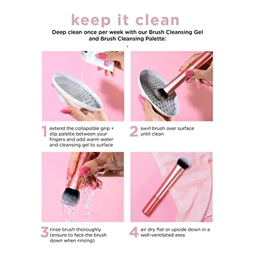 Real Techniques Extra Big Powder Brush, Large Makeup Brush For Powder, Fluffy Head For All-Over Setting, XL Oversized Brush For Quick Application, Cruelty-Free, Synthetic Bristles, 1 Count Real Techniques uk supplements