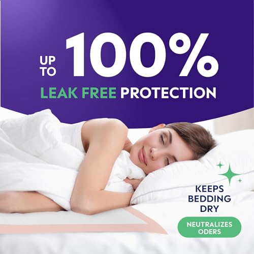 XXL Bed Pads, 5-Layer Disposable 30 x 36 Chucks Pee Pads for Incontinen Stack Man uk supplements