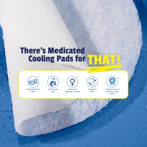 T.N. Dickinson’s Medicated Cooling Pads with Witch Hazel and Aloe | Hemorrhoid Treatment, Postpartum Care, Feminine & Rectal Relief | 100 Rounds T.N. Dickinson's uk supplements