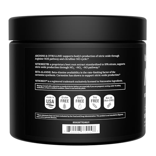 UpNourish Beet Root Powder Nitric Oxide Booster - L arginine L Citrulline Supplements UpNourish uk supplements