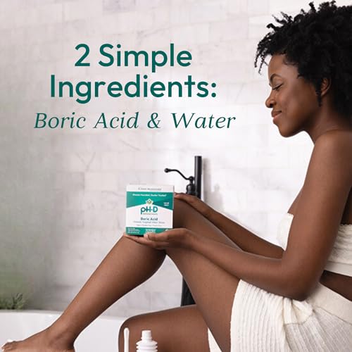 pH-D Feminine Health - Instant Odor Rinse with Boric Acid for Vaginal Odor - Vegan, Paraben-Free pH-D Feminine Health Support uk supplements