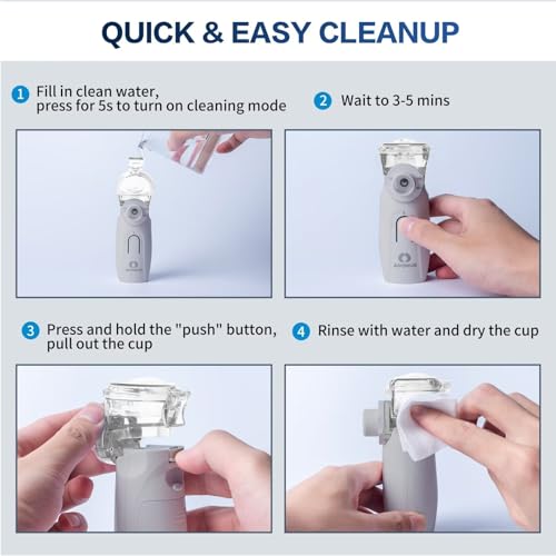 APOWUS Ultrasonic Mesh Nebulizer - Handheld Nebulizer for Adults APOWUS uk supplements