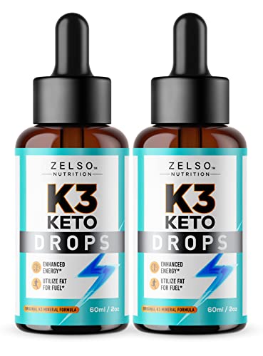 (2 Pack) K3 Keto Drops for Weight Loss - Fat Burner & Metabolism Booster | Advanced Keto ZELSO uk supplements