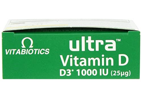 Vitabiotics Ultra Vitamin D Tablets 1000IU Optimum Level -96 count (Pack of 1) Vitabiotics Ultra uk supplements