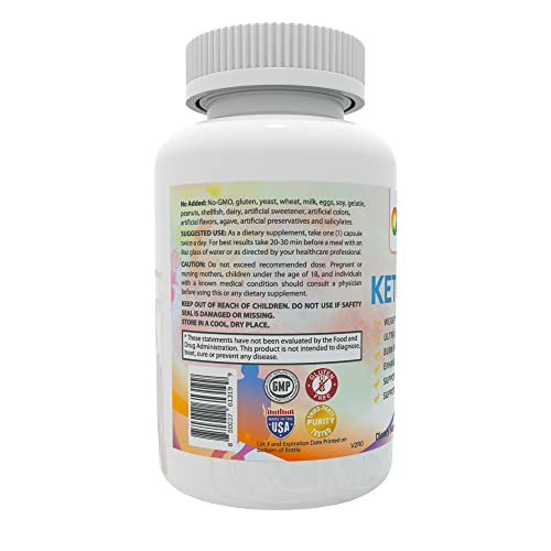 OHOO Keto Burn Weight Loss Supplement 650 Mg - Natural Keto 5 Increases Ability to Burn Fat OHOO uk supplements