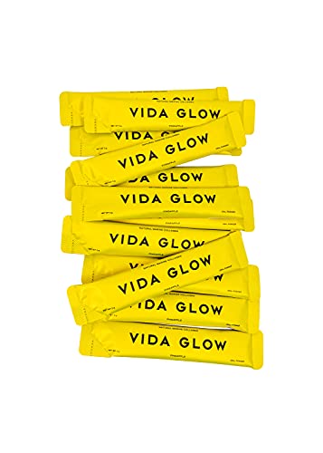 Vida Glow Marine Collagen Powder Sachets Pineapple Vida Glow uk supplements