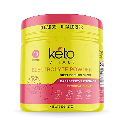 Keto Vitals Electrolytes Powder - Sugar Free Keto Electrolytes Powder with Potassium Keto Vitals uk supplements