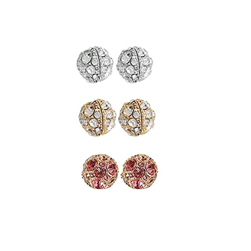 Dorina Ear Acupressure Magnetherapy Detoxi Earrings Set,Magnetic Lymphatic Cubic Zirconia Atiptu uk supplements