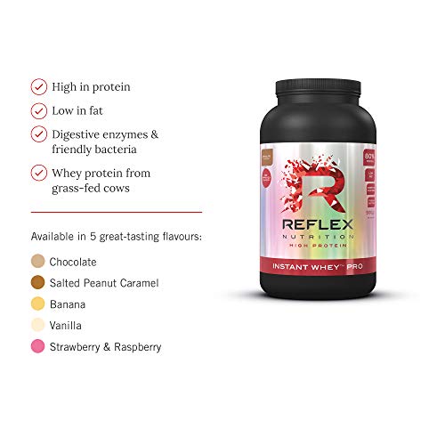 Reflex Nutrition Instant Whey Pro | Whey Protein Powder Shake | High in Protein 80g Reflex Nutrition uk supplements