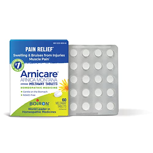 Boiron Arnicare Tablets for Pain Relief from Muscle Pain, Joint Soreness, Swelling from Injury or Bruises Boiron uk supplements