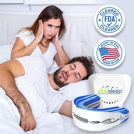 VitalSleep Anti-Snoring Mouthpiece, Adjustable Jaw Positioning Vital Sleep uk supplements