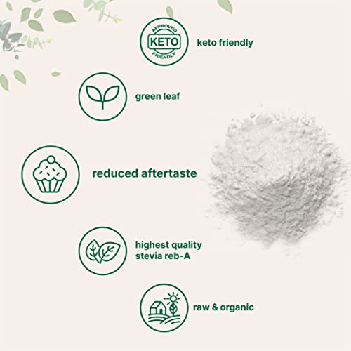 Pure Organic Stevia Powder, 4 Ounces, 706 Serving, Highest Grade Stevia Green Micro Ingredients uk supplements