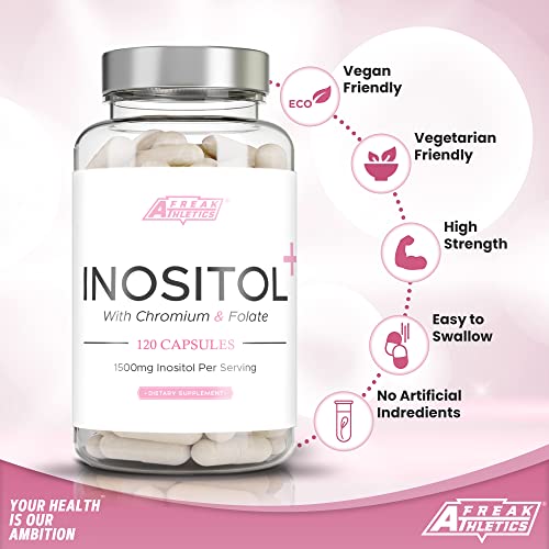 Myo-Inositol Capsules by Freak Athletics - Inositol Capsules with Chromium & Folate Freak Athletics uk supplements