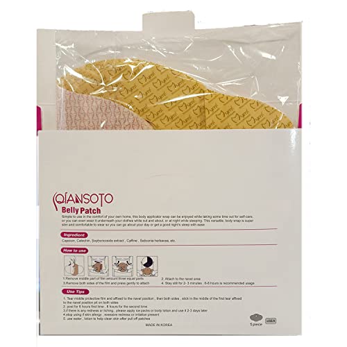 Mymi Wonder Patch Belly Wing Works For Toning Contouring Firming - 10 pieces QIANSOTO uk supplements