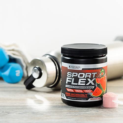 Pre Workout Powder with Beta Alanine, L-Citrulline & L-Arginine | PreWorkout Energy Powder Nature's Nutrition uk supplements