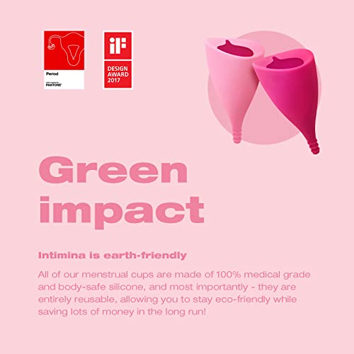 Intimina Lily Cup One - Collapsible Disposable Menstrual Cups for Beginners, Small Menstrual Cup INTIMINA uk supplements