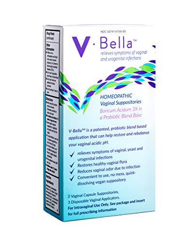 V-Bella Boric Acid + Probiotic Based Vaginal Suppositories- a More Natural Way to Refresh, Balance & Relieve BeBe & Bella uk supplements