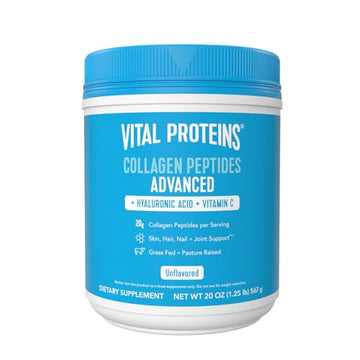 Vital Proteins Collagen Peptides Powder with Hyaluronic Acid and Vitamin C, Unflavored Vital Proteins uk supplements