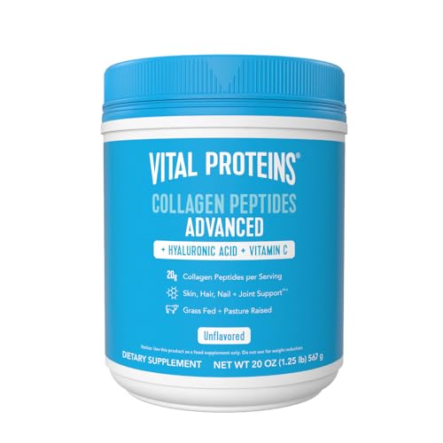 Vital Proteins Collagen Peptides Powder with Hyaluronic Acid and Vitamin C, Unflavored Vital Proteins uk supplements