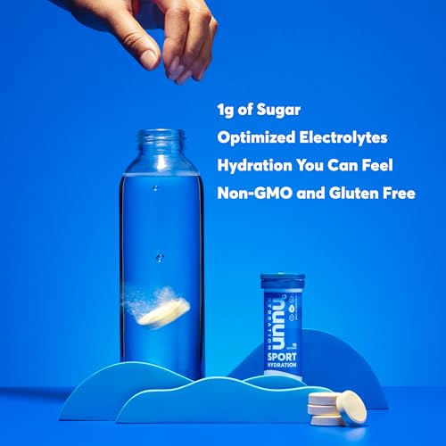 Nuun Sport Electrolyte Tablets for Proactive Hydration, Mixed Citrus Berry Flavors, 4 Pack Nuun uk supplements