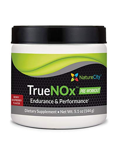 NatureCity True-NOx Nitric Oxide Supplements for Men and Women - Pre-Workout Booster NatureCity uk supplements